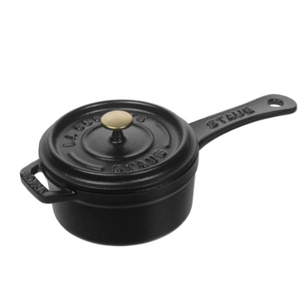 Staub（ストウブ） 鍋 10cm スモールソースパン ブラック| : ZWILLING