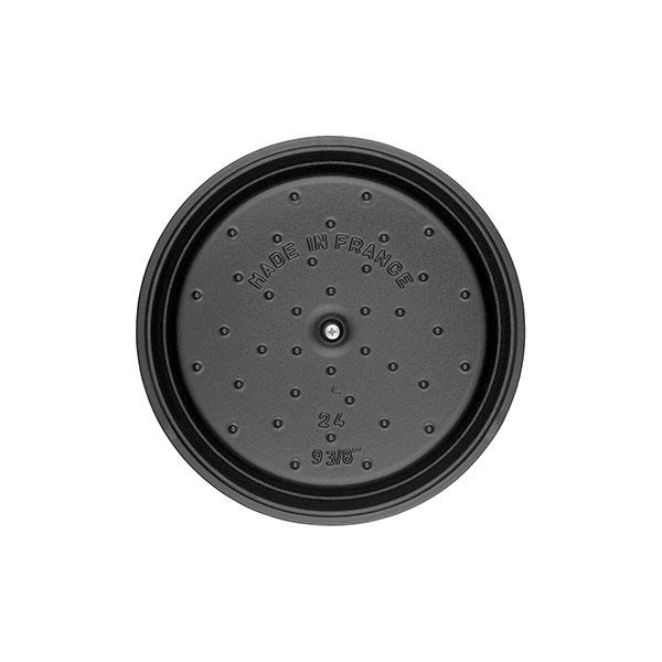 Staub（ストウブ） 鍋 ピコ・ココット ラウンド 24cm ブラック 生涯