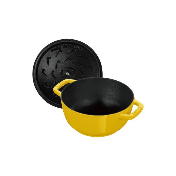 Wa-NABE 【在庫限り】ストウブ 鍋 16cm シトロン S STAUB 丸 ホーロー