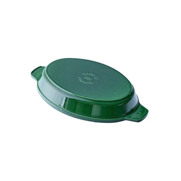 Staub（ストウブ） オーバル ホットプレート 23cm バジルグリーン