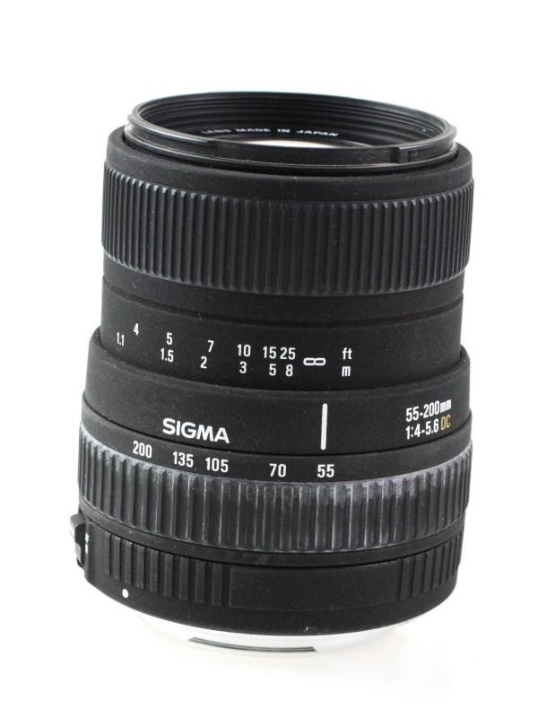 SIGMA シグマ 55-200mm F4-5.6 DC ペンタックス用 交換レンズ - 最安値