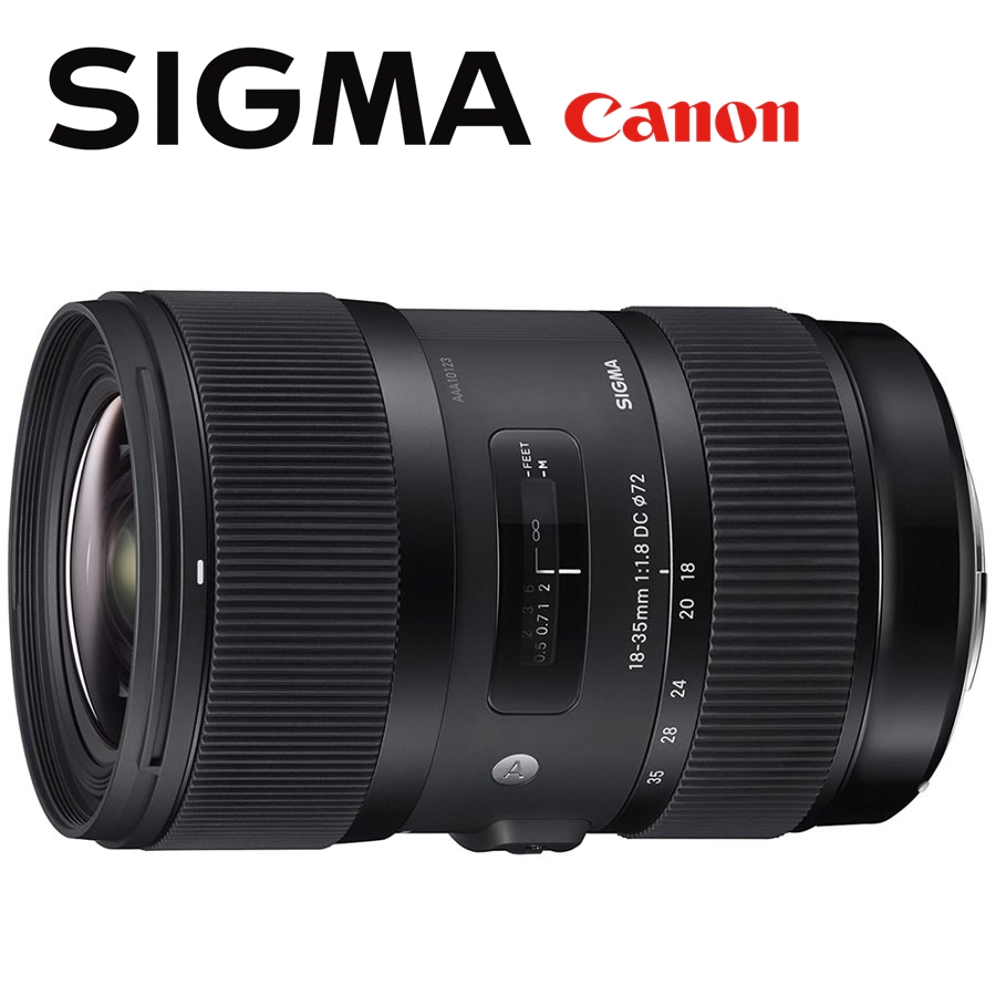 SIGMA シグマ 18-35mm F1.8 DC HSM Art キヤノンEF 交換レンズ - 最
