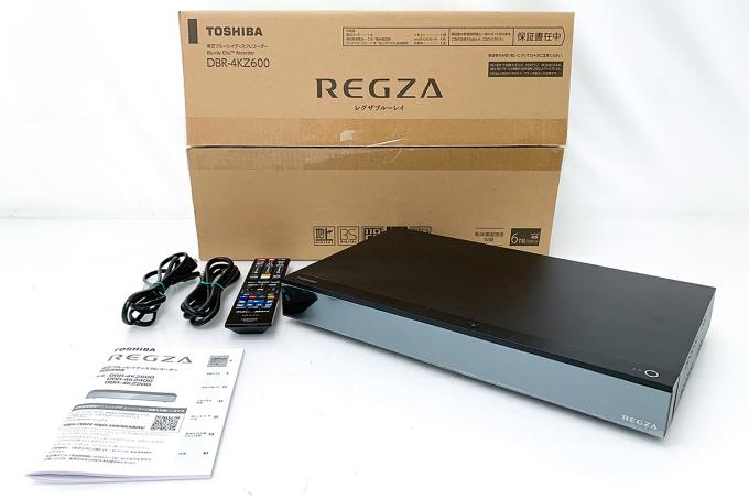 REGZA 4Kレグザブルーレイ DBR-4KZ600 ブルーレイ、DVDレコーダー本体