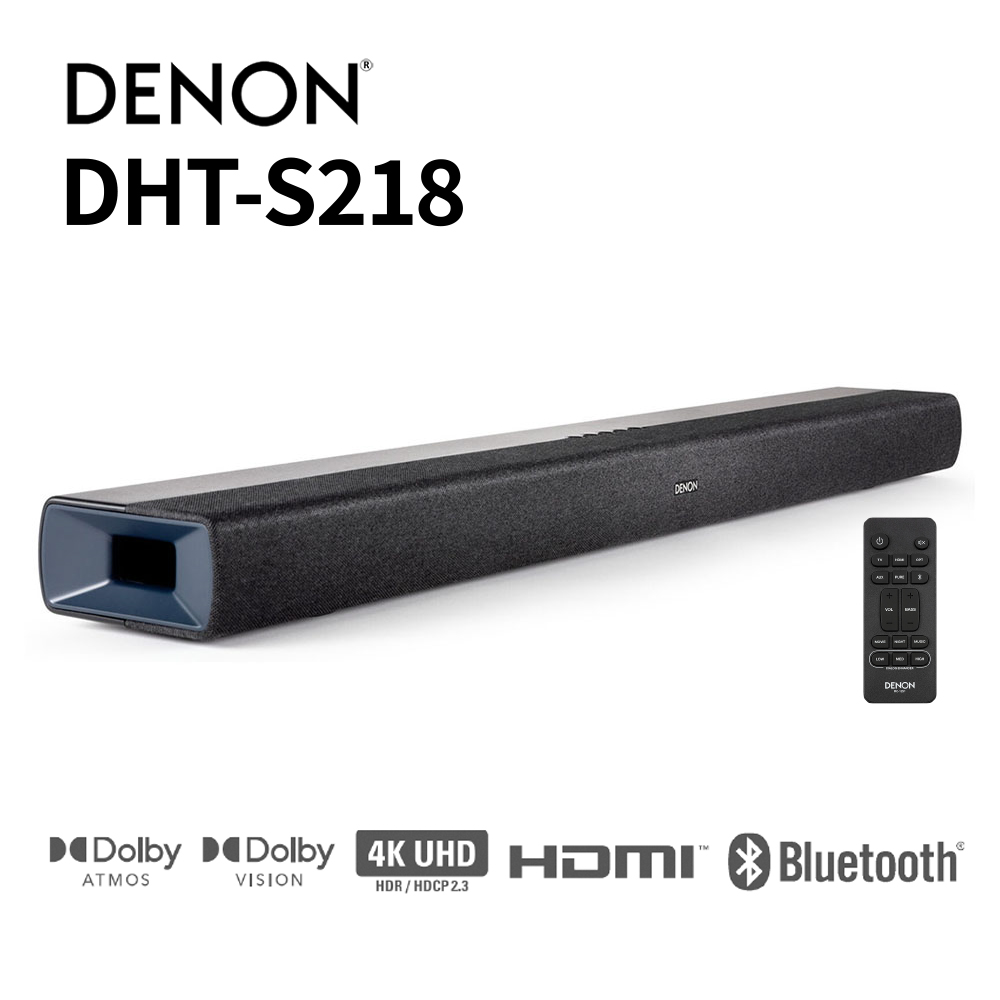 DENON サブウーハー内蔵 サウンドバー DHT-C200（ブラック