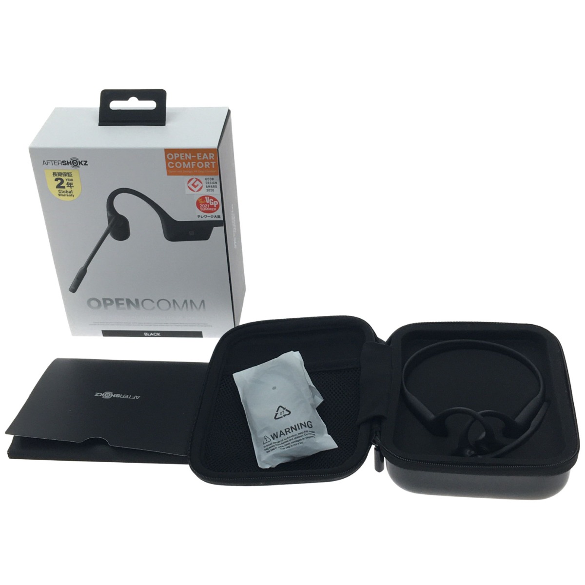 Shokz AfterShokz OpenComm 骨伝導ヘッドセット AFT-EP-000028