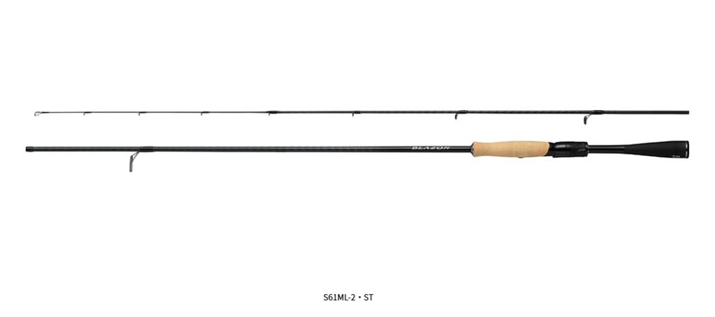 ダイワ DAIWA ブレイゾン 2ピース スピニングモデル S61ML-2・ST バス