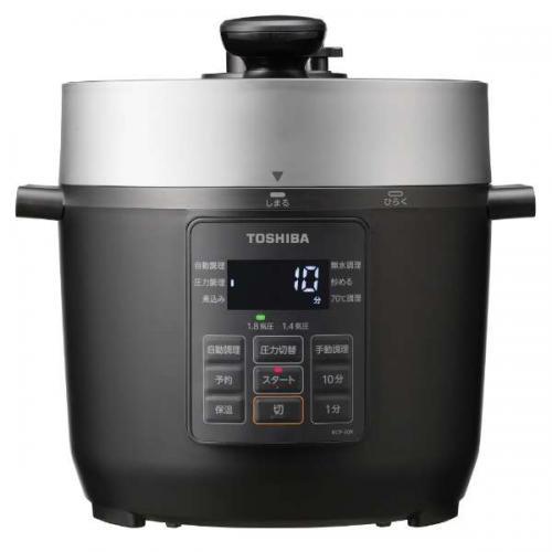 TOSHIBA 電気圧力鍋 RCP-30R （ブラック） 電気圧力鍋 - 最安値・価格