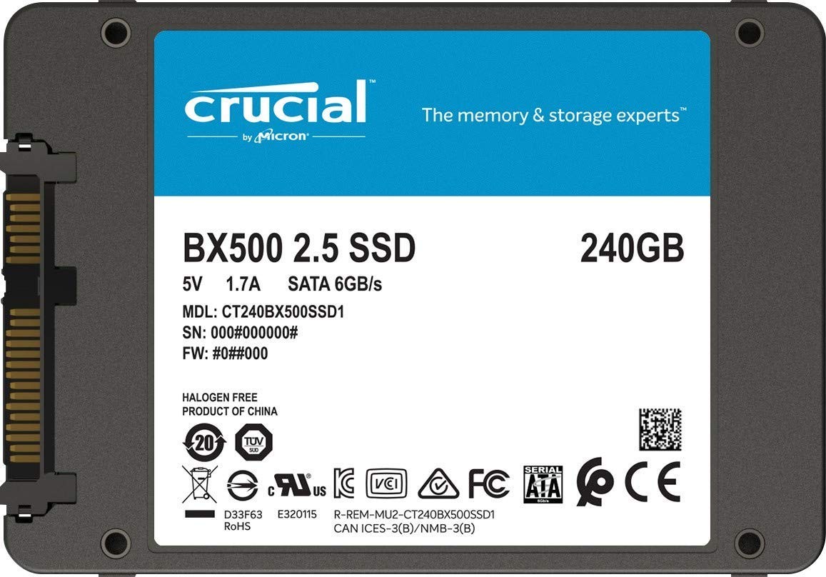 crucial CT500BX500SSD1JP ［Crucial BX500 2.5インチ 7mm SATA 500GB