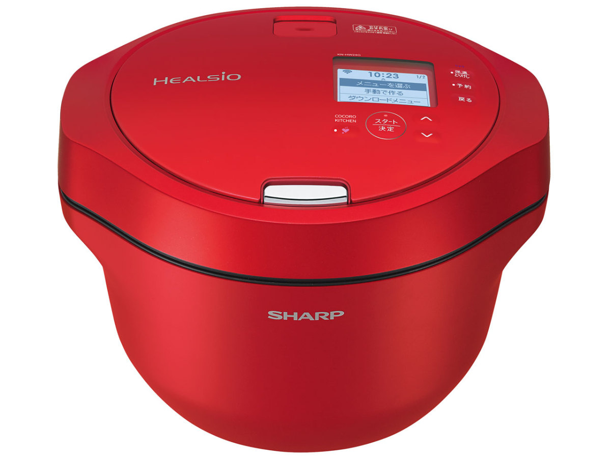 SHARP ヘルシオホットクック KN-HW24G-R （レッド） ヘルシオ ホット