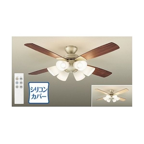 大光電機 LEDシーリングファン ASL-514 （電球色） ～6畳 （ホワイト