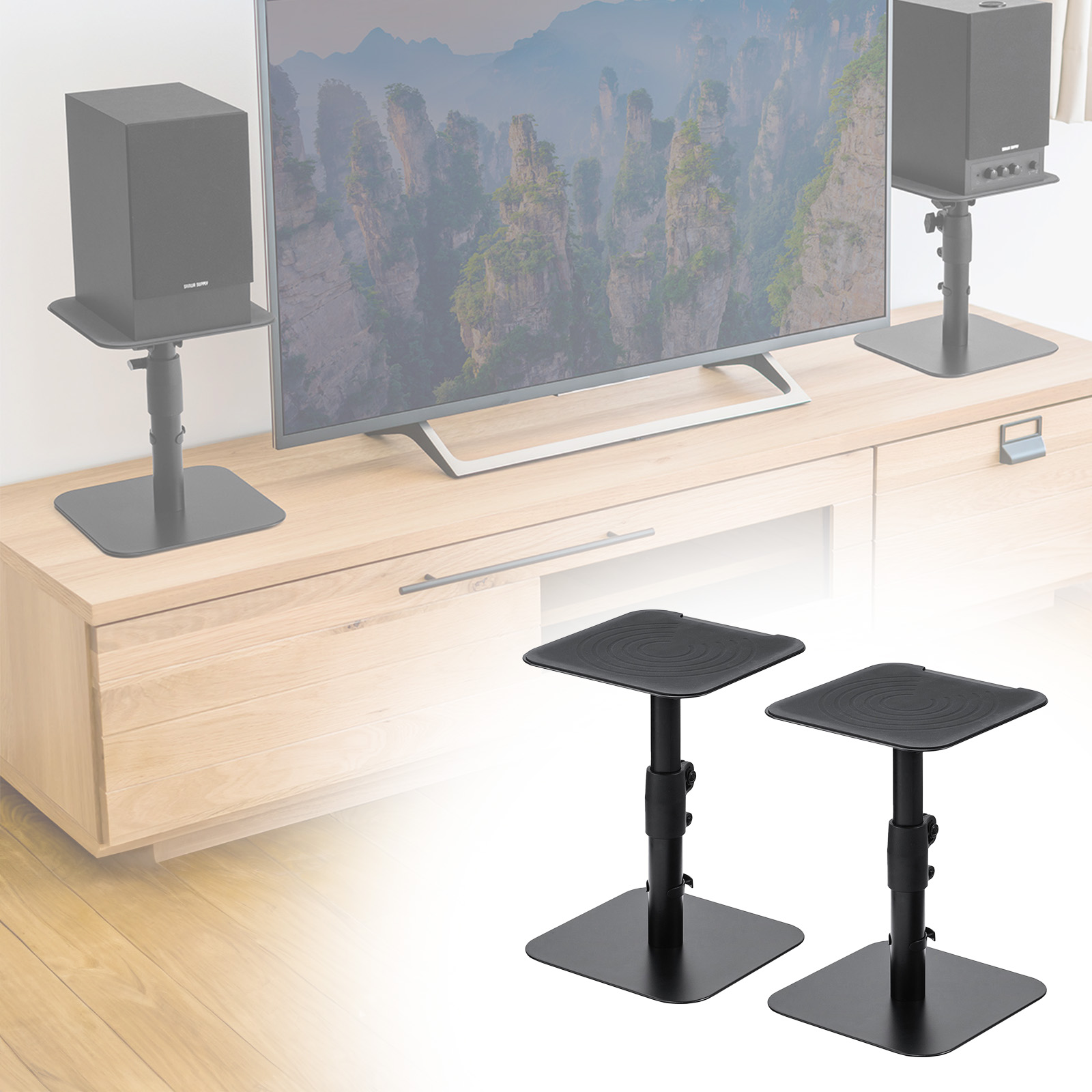 SOUND ANCHORS SDA4.5DALI （ブラック） スピーカースタンド - 最安値