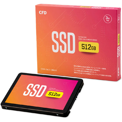 CFD販売 CSSD-S6L1TMGAX ［MGAX 2.5インチ SATA 1TB］ 内蔵型SSD - 最