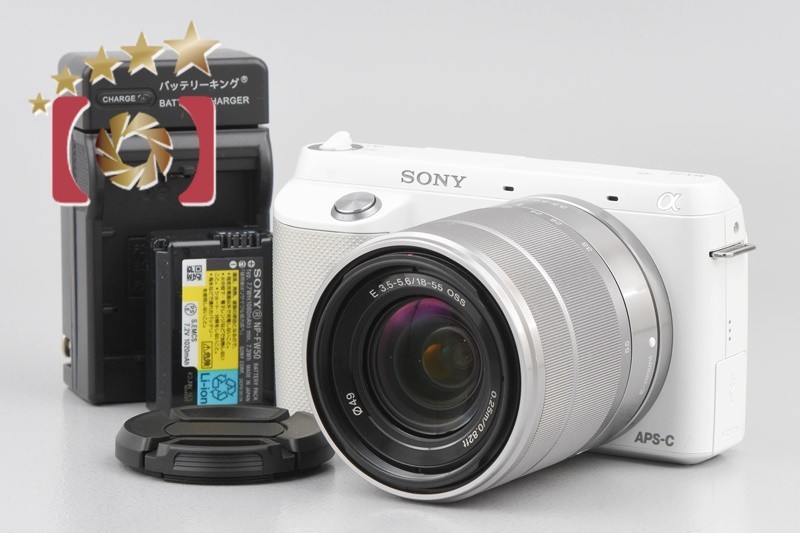 ソニー アルファ NEX-F3 ズームレンズキット NEX-F3K/W（ホワイト