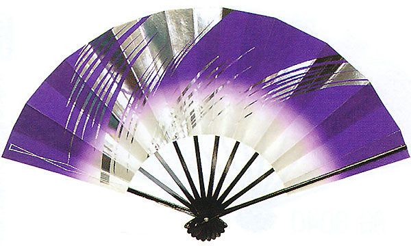 舞扇子 舞踊 扇子 化粧箱入り 舞扇 踊り 祭り 日本舞踊 日舞 紫 ぼかし