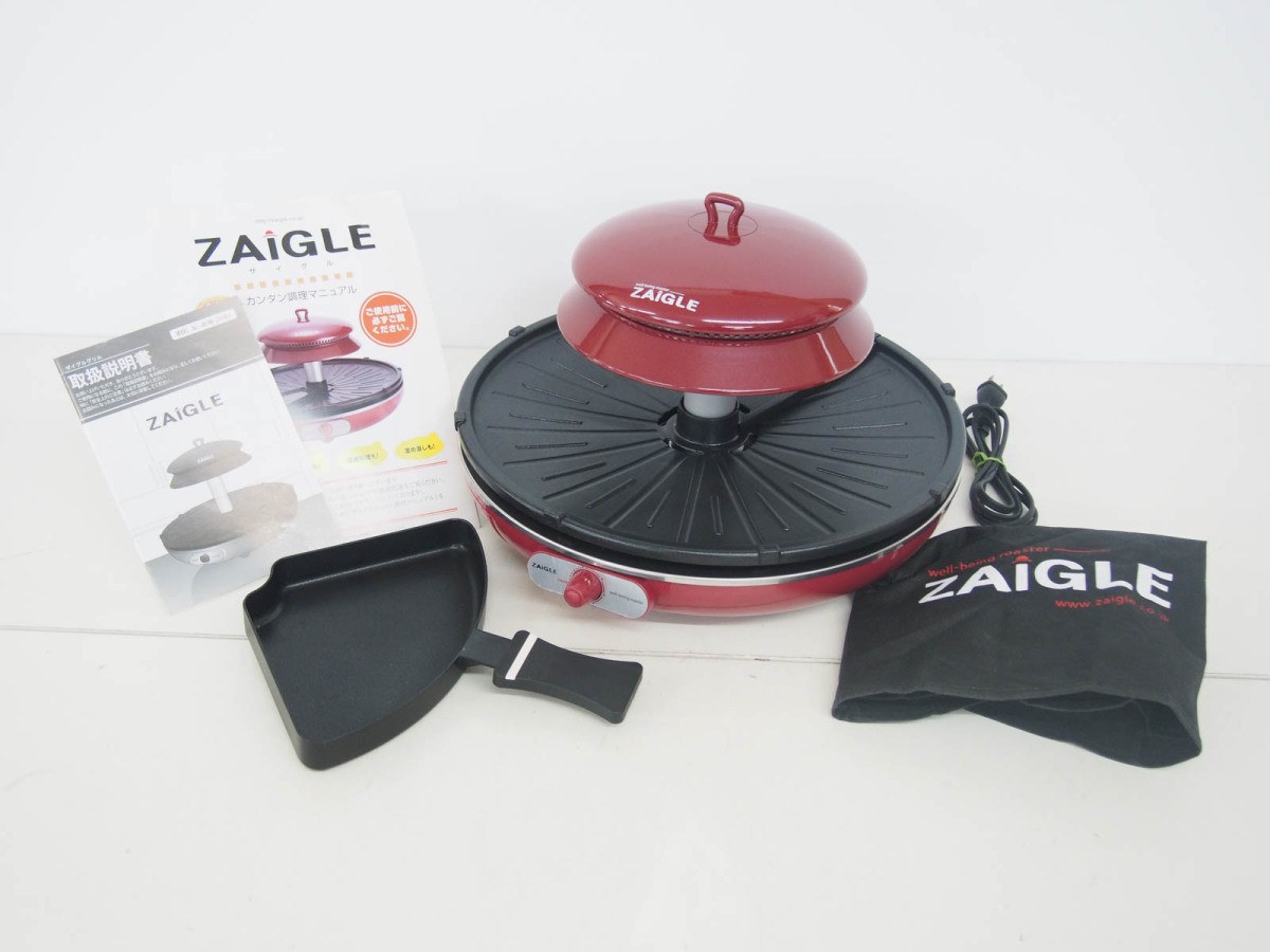 ZAIGLE ザイグルグリル JAPAN-ZAIGLE 赤 ホットプレート - 最安値