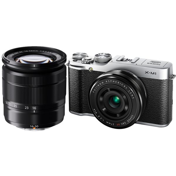 富士フイルム Xシリーズ FUJIFILM X-M1 ダブルレンズキット（シルバー