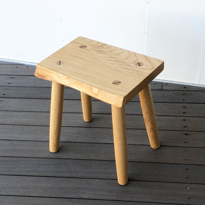 ベンチ イス 木製 椅子 一枚板 おしゃれ 栗無垢 北欧 玄関スツール 栗