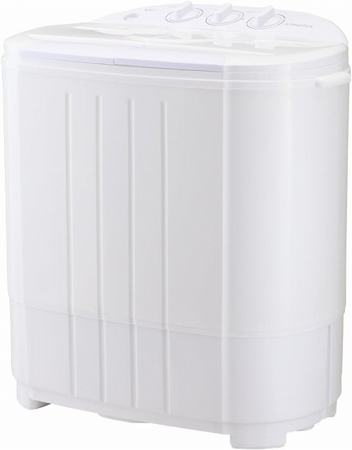simplus 二層式洗濯機 脱水付き SP-NWM01-WH （ホワイト） 洗濯機本体