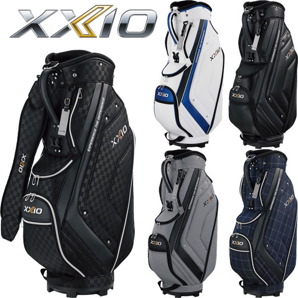 DUNLOP XXIO キャディバッグ GGC-X142（ブラックチェック） XXIO