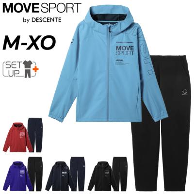 DESCENTE フィットネスウェア 上下セット（色：レッド系）｜ウエア