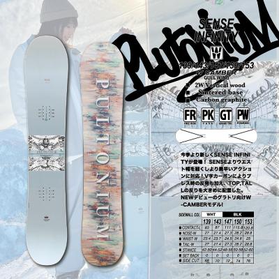 PLUTONIUM スノーボード、板（モデル年式：23ー24モデル