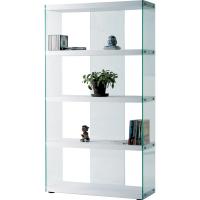 東谷 グラスシェルフ HAB-624 4段 ラック 棚 ガラスシェルフ 強化