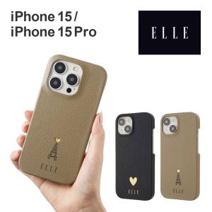 ELLE（エル） iPhone15 15Pro スマホケース ブランド 手帳型ケース