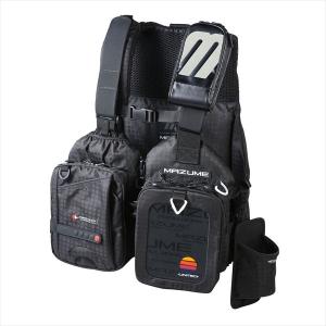 マズメ MZX タイドマニアライフジャケット MZXLJ-089 ブラック×ブルー