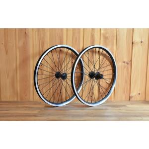 Wheel ホイール 前後セット 車輪 20インチ (406) 8/9/10段用 シルバー