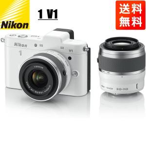 Nikon 1 V ニコン V1 10-30mm 30-110mm ダブルズームキット ホワイト