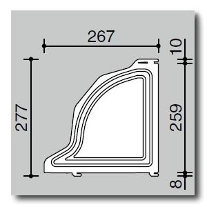 KOKUYO（コクヨ） A4横カルテ棚 専用オプション ABS樹脂製仕切り 板19