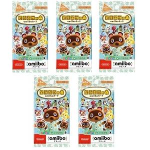 amiibo 【新品】どうぶつの森amiiboカード 第5弾 5パックセット (1