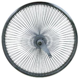 144スポーク 20インチ ホイール フロント クローム 自転車部品