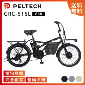 PELTECH（ペルテック） 電動アシスト自転車 20型 ミニベロEカーゴ 外装