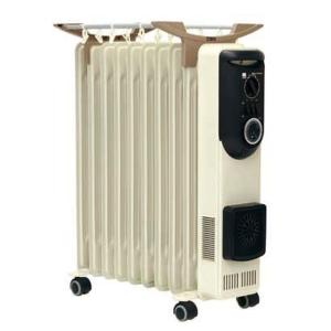 DBK オイルヒーター ハンガー付モデル DRC131 ホワイト : 家電と雑貨の