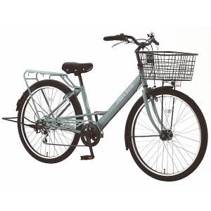 ベルデ 自転車 27インチ 外装6段変速 シティサイクル サカモトテクノ