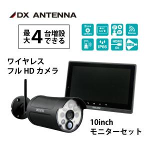 DXアンテナ デルカテック フルHD 防犯カメラ ブラック 増設用 イージー