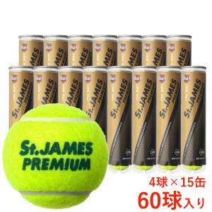 DUNLOP（ダンロップ） テニスボール セントジェームス ST 1箱60球 （15