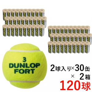 DUNLOP（ダンロップ） FORT フォート 2球缶 DFFYL2TIN 2球入り 硬式