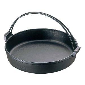 岩鋳 南部 鉄 すきやき鍋 ツル付 26cm 20039 すき焼き鍋 南部鉄器 IH