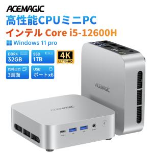 NIPOGI ミニPC インテル Core i5-14450HX搭載 32GB DDR4 1TB M.2 2280