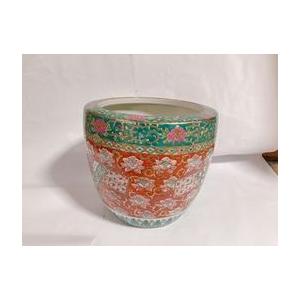 九谷焼 1点限り 火鉢 昭和レトロ 手あぶり 鮮やか 日本品質 こだわり