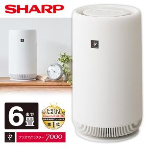 SHARP プラズマクラスター7000 薄型空気清浄機 FU-R50-W ホワイト 空気
