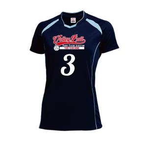 名入れ】PTA バレーボール ユニフォーム トップス レディース チーム