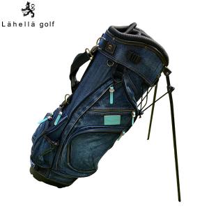 19ゴルフ デニム キャディバッグ インディゴブルー 8.5型 ゴルフ用品