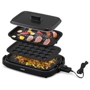 パナソニック ホットプレート 3枚タイプ 焼肉プレート たこ焼き器 平面