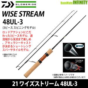 ダイワ トラウトロッド ワイズストリーム 48UL-3・Q 22年モデル