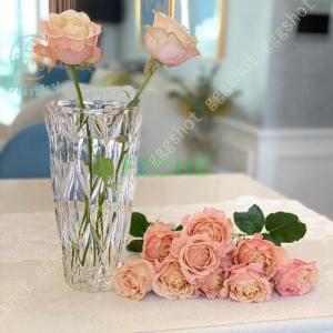 グラスワークス / ナルミ ) フローラ 花瓶 フラワーベース 20cm ガラス