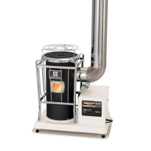 サンポット 【メーカー直送】煙突式 半密閉式 石油ストーブ 丸型 KSH