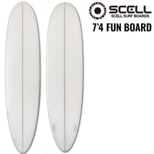 SCELL セル サーフィン サーフボード ファンボード 6'8 クリア
